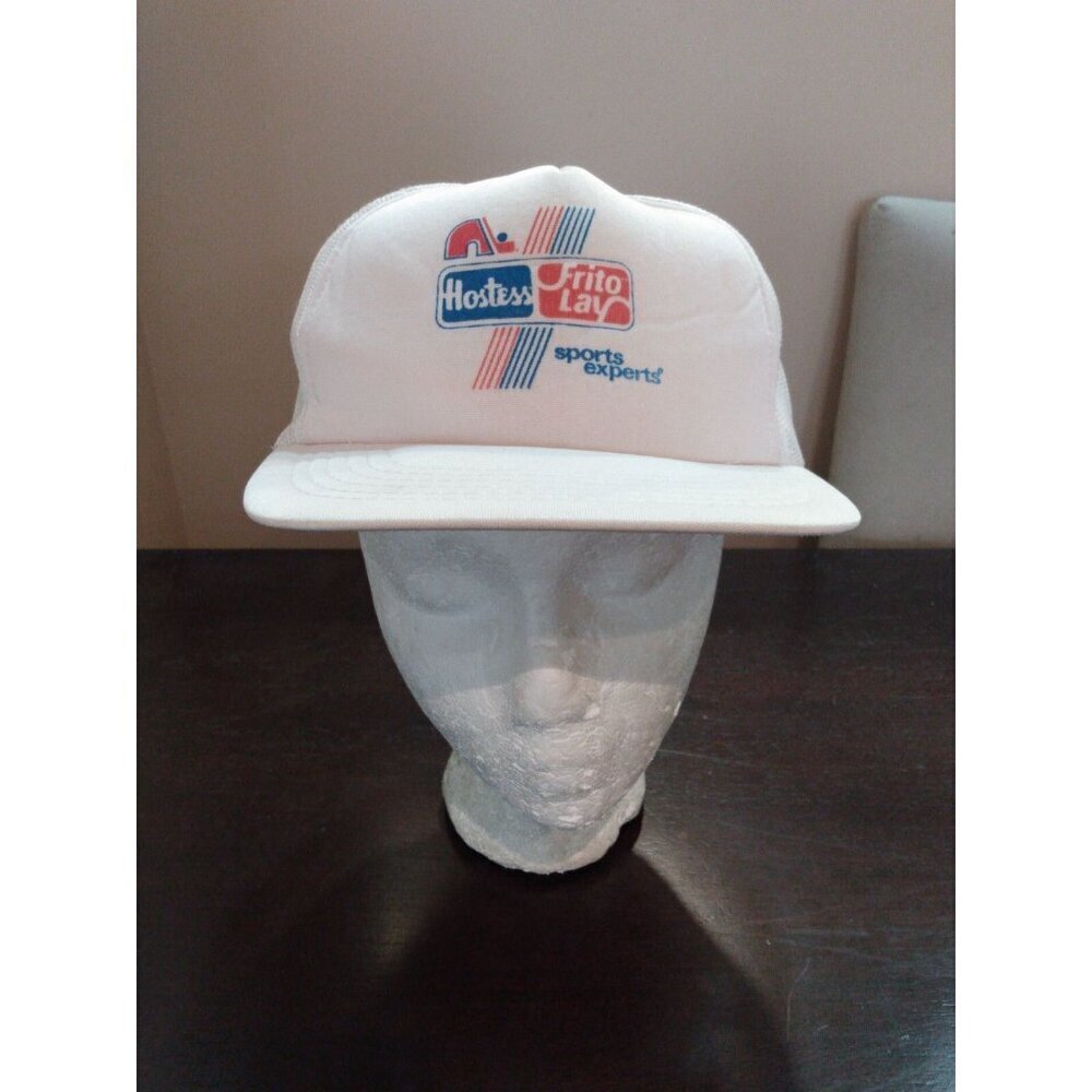 Vintage Quebec Nordiques Snapback Hat Promo Hostess Frito Lay 80s 90s Adult